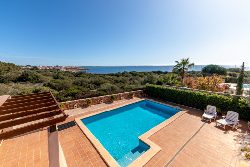 Panorama view from the upper floor