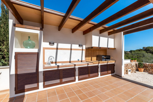 Terrace with bbq area