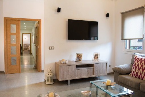 Living and dining area of the ground floor