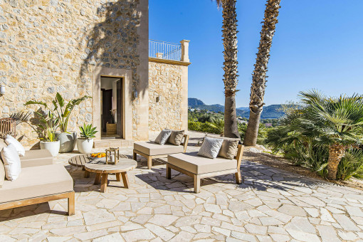 Chill out area on the terrace