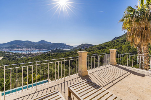 View to the sea