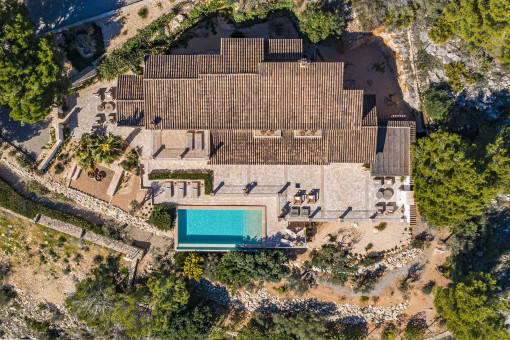Exterior view of the villa