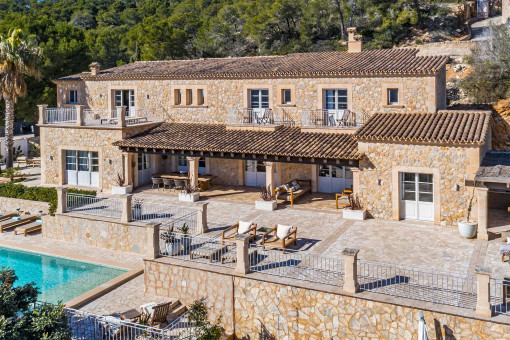 Exterior view of the villa