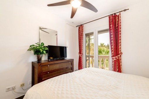 One of 2 bedrooms