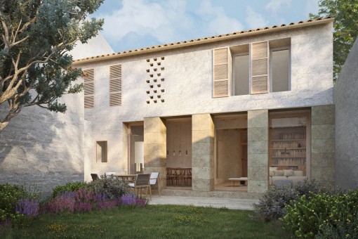 Exterior and garden view
