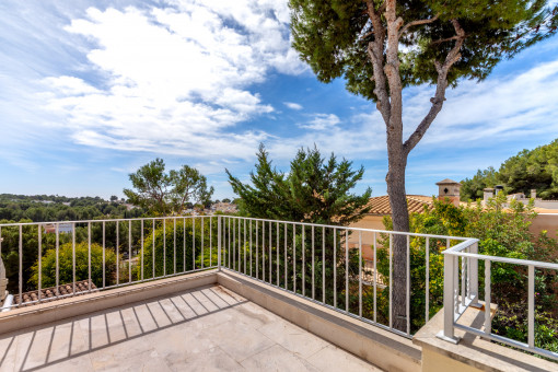 Upper terrace with a view