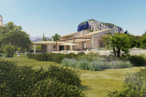 Luxurious newly-constructed finca in Alaró - relaxation in an idyllic atmosphere