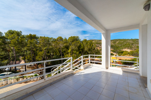 Covered terrace