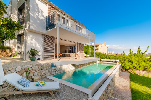 Exterior view of the villa
