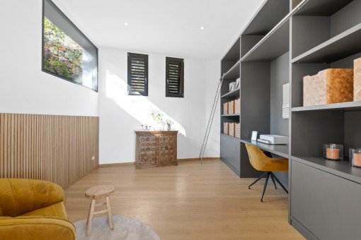 Separate office area