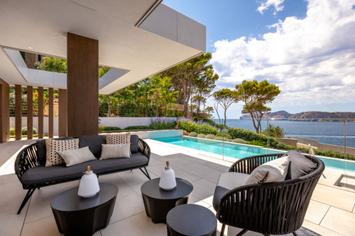 Sea view lounge terrace