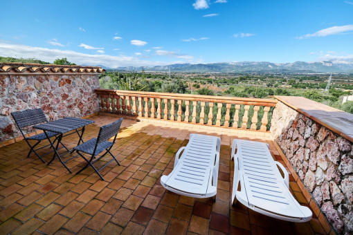 Upper terrace