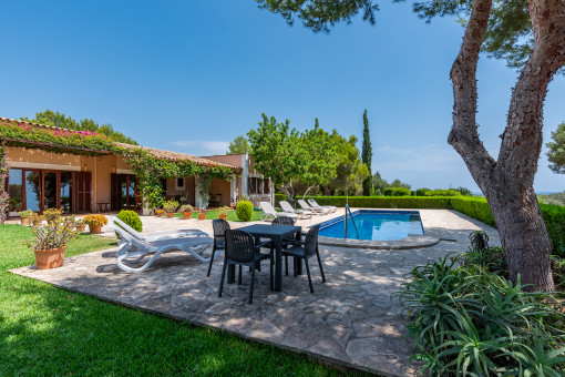 Inviting pool area