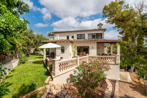 Lovely garden and terraces