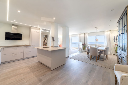 Modern kitchen with island