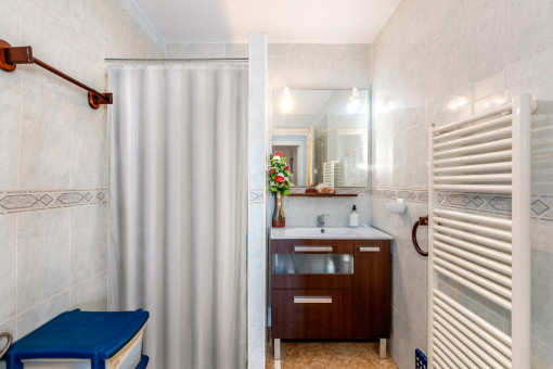 One of 2 bathrooms