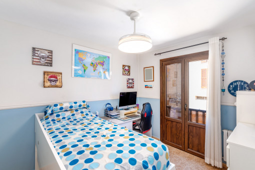 One of 3 bedrooms