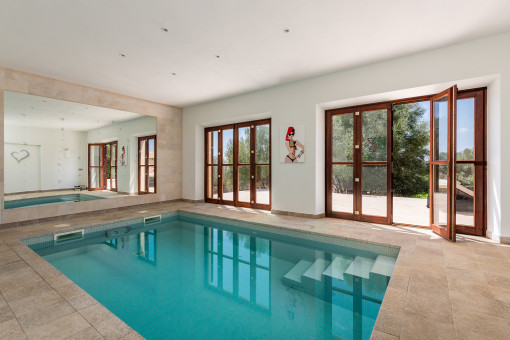 Luxurious indoor pool