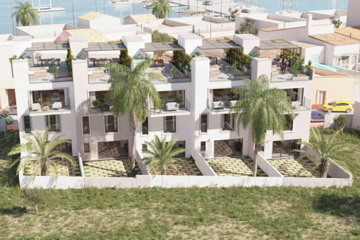 Newly built townhouse in a prime location, just a few meters from the Portocolom harbor