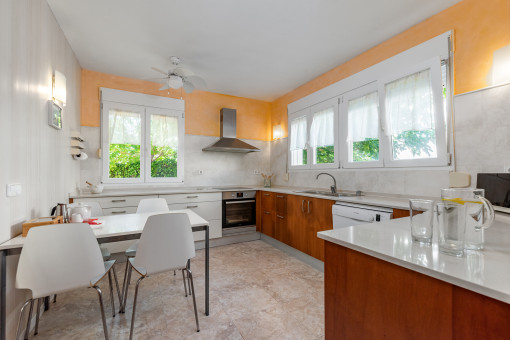 Kitchen with dining area