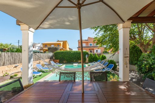 Terrace with dining area