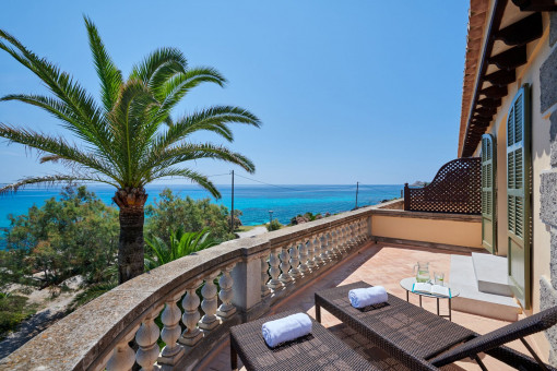 Sea view balcony
