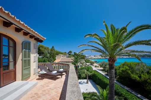 Sea view balcony