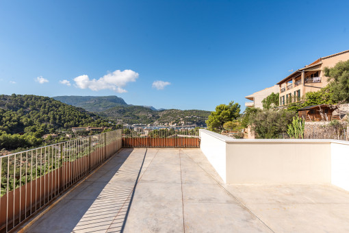 Roof top terrace with panorama views