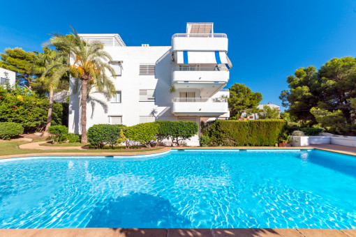 Beautiful communal pool