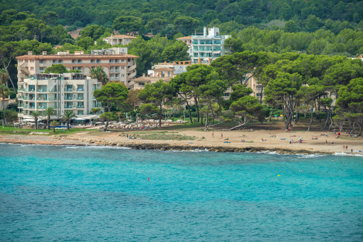 Beach views from the balcony