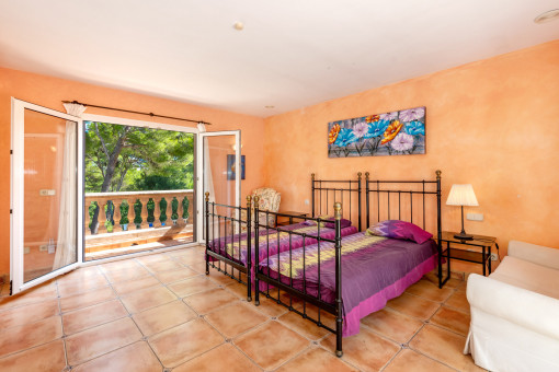 One of 5 bedrooms