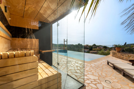 Sauna close to the pool