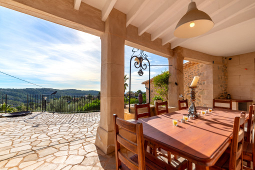 Porched veranda