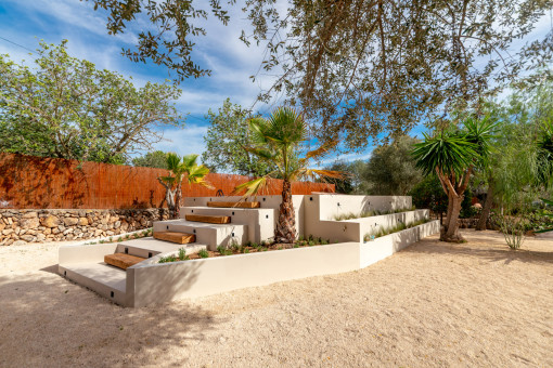 Mediterranean pool area