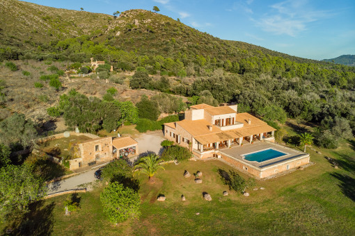 Dream finca with mature trees and pool near Arta