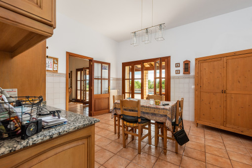 Kitchen with terrace access