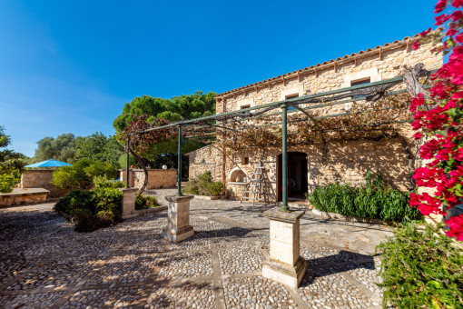 Terrace and finca