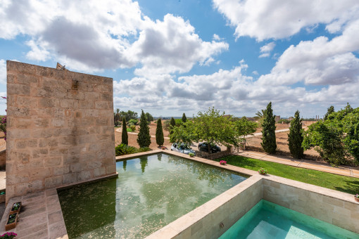 Old water reservoir with tower