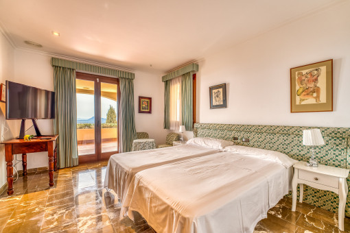 One of 5 bedrooms