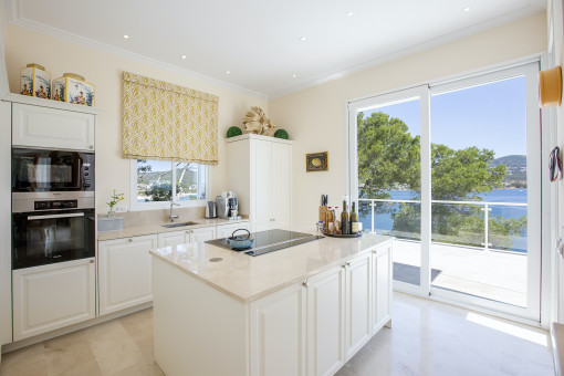 Modern kitchen with island