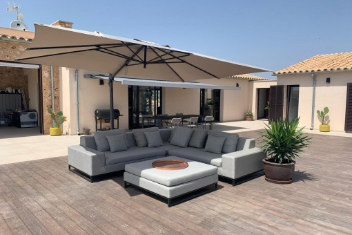 Comfortable lounge terrace