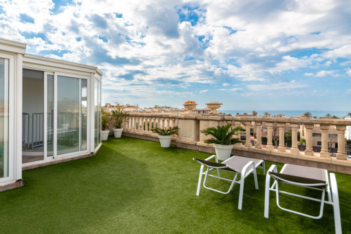 Roof terrace