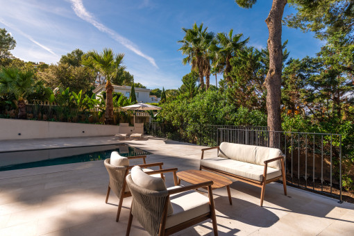 Stylish lounge to relax in