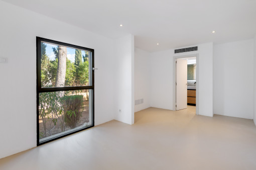 One of four bedrooms