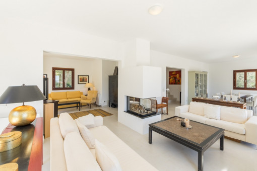 Living and dining area
