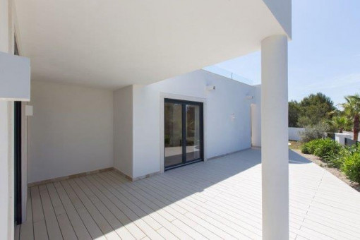 Exterior view of the villa