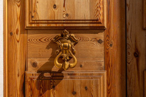 Original restored main door