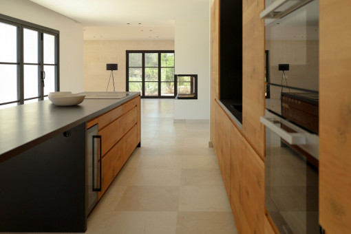 Modern open-plan kitchen