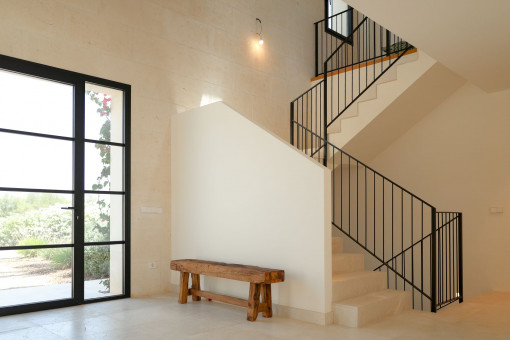Open staircase