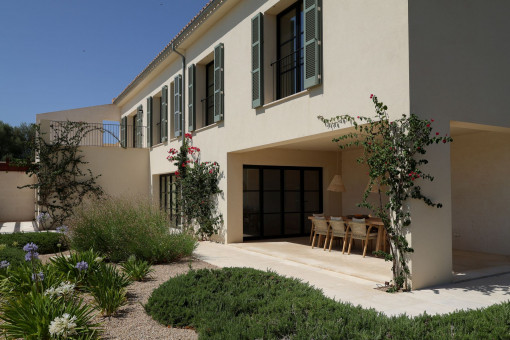 View from the garden